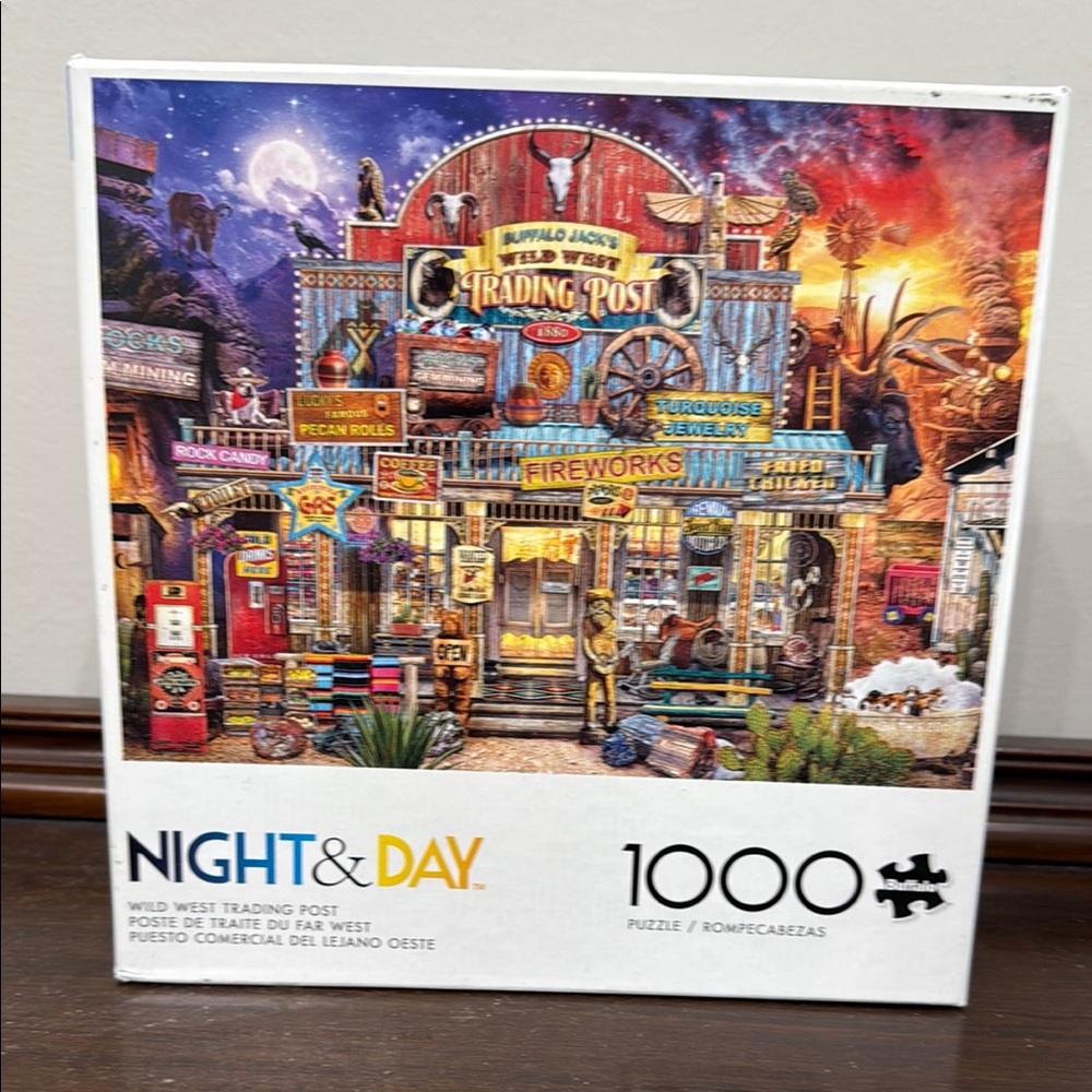 Night & Day Wild West Trading Post Puzzle - 1000 Pieces